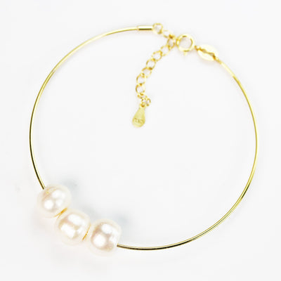 Gold Vermeil Style Bracelet, Easy Making Bracelet Adjustable Bangle ,With Open Screw, Charm Bracelet ,0.95mm Wire, 7-8.5 inches