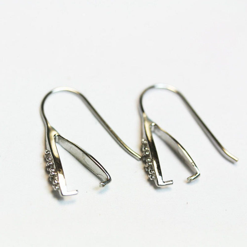 Earring Findings 925 Sterling Silver Ear Hook Silver Hook Earring Wire Clasp Earring Wire Silver Wire