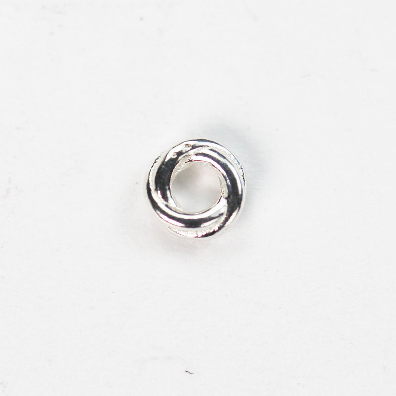 Spacer Beads 10pcs 4.5mm Jewellery Findings Spacers,925 sterling silver, 1.5mm thick, hole 2mm