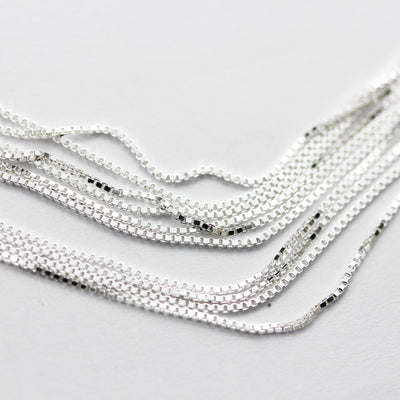 Chain Necklaces 925 Sterling Silver Chain for Easy Making Jewelry,  18" 925 Sterling Silver Jewellery Necklace Chain,0.8mm Snake Chain