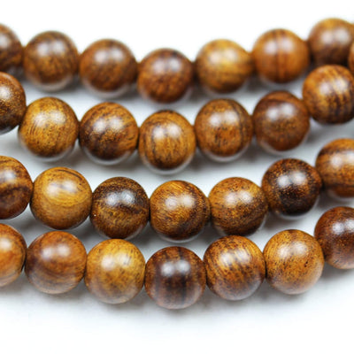 108pcs Natural RoseWood Mala Prayer Beads Necklace/Bracelet Strand, One full strand,8mm Round