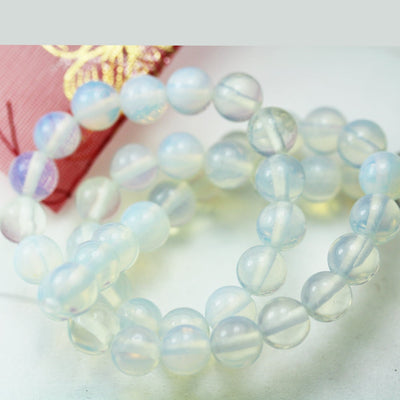 White Opalite,  4mm Round Gemstone Beads, One Full strand Beads,16", about 100beads