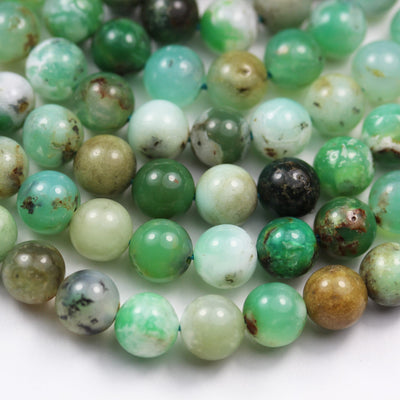 Natural Australia Chrysoprase ,10mm Round Shape Gemstone Beads,16", about 40 pcs