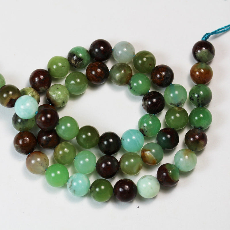 Natural Australia Chrysoprase ,10mm Round Shape Gemstone Beads,16", about 40 pcs