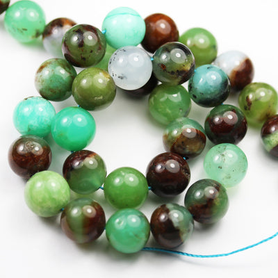 Natural Australia Chrysoprase ,10mm Round Shape Gemstone Beads,16", about 40 pcs