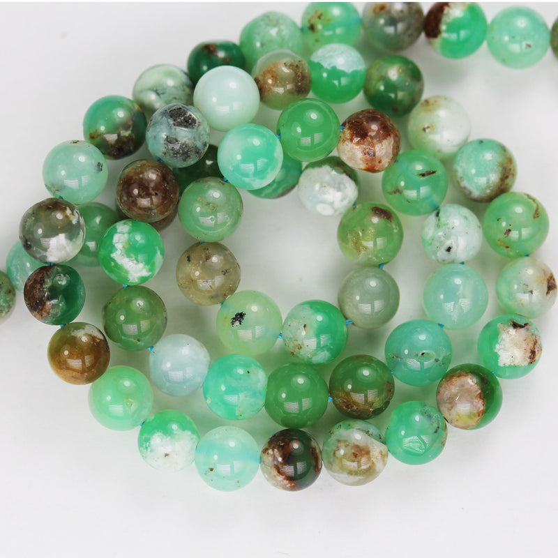 Natural Australia Chrysoprase ,10mm Round Shape Gemstone Beads,16", about 40 pcs