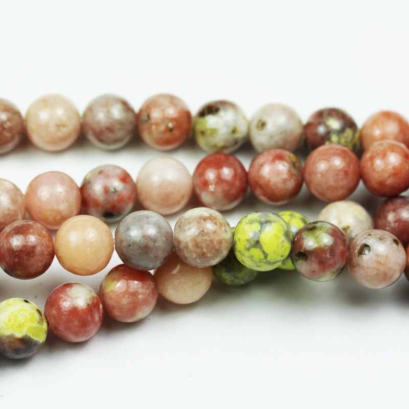 Cherry Blossom 6mm Jasper , Round Japser Gemstone Beads,15.5inch, about 65 beads