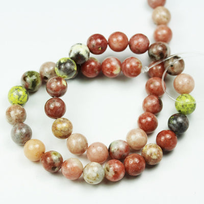 Cherry Blossom 6mm Jasper , Round Japser Gemstone Beads,15.5inch, about 65 beads