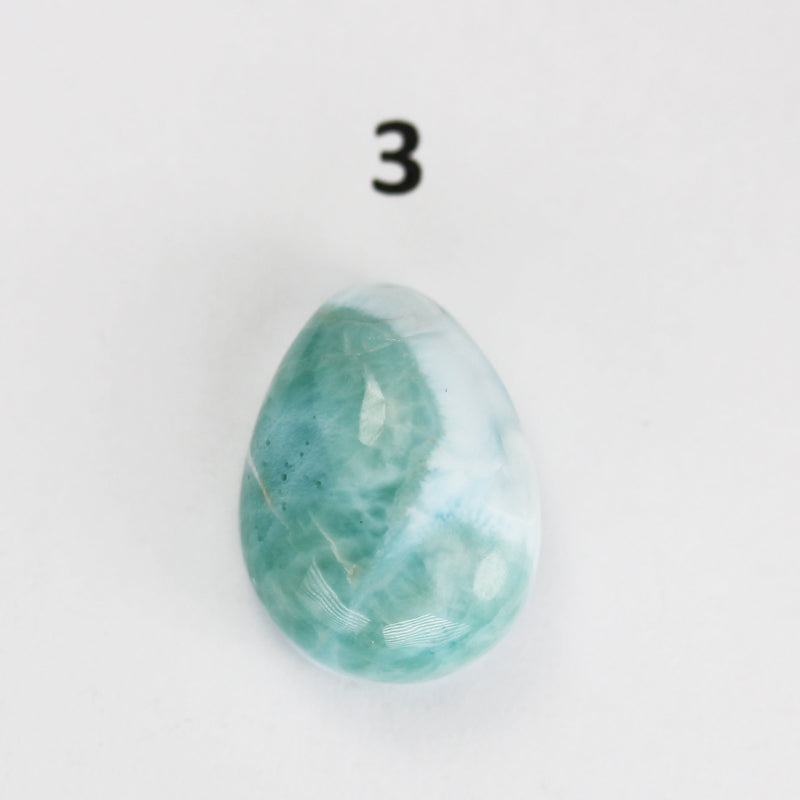 100% Natural Dominican Larimar Teardrop  Loose Gemstones Pendant Beads ( no hole) ,10-15mm*13-28mm,1.8-4g each piece