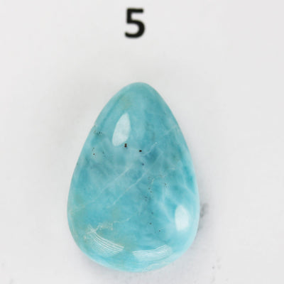 100% Natural Dominican Larimar Teardrop  Loose Gemstones Pendant Beads ( no hole) ,10-15mm*13-28mm,1.8-4g each piece