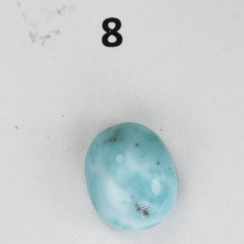 100% Natural Dominican Larimar Teardrop  Loose Gemstones Pendant Beads ( no hole) ,10-15mm*13-28mm,1.8-4g each piece