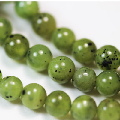 Canadian jade , 4mm Round Gemtsone, One full strand Green Beads Strand,0.6mm hole, 16"