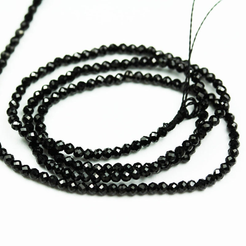 Spinel, 4mm Faceted Round Natural Gemstone,One full strand ,16", 0.6mm hole