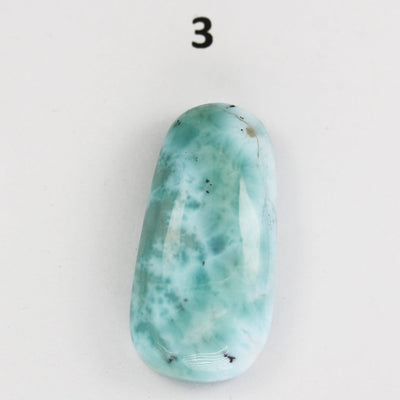 100% Natural Dominican Larimar Teardrop  Loose Gemstones Pendant Beads ( no hole) ,16-25mm*30-44mm , 8-16g each piece