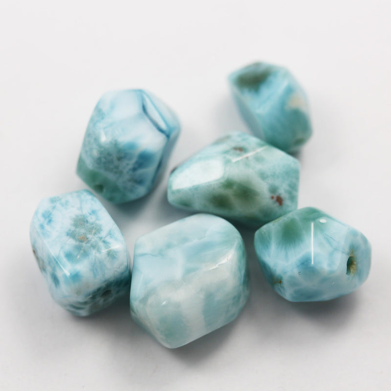 50%off Natural Dominican Larimar Nugget  Loose Gemstones ,1.5-6g each piece, 9-20mm