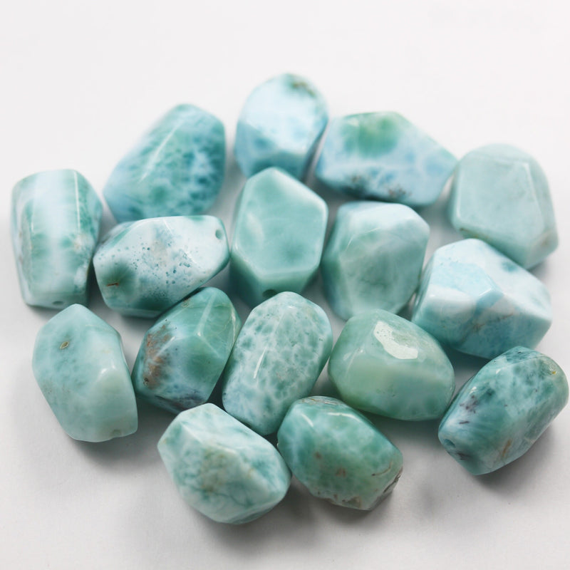 50%off Natural Dominican Larimar Nugget  Loose Gemstones ,1.5-6g each piece, 9-20mm