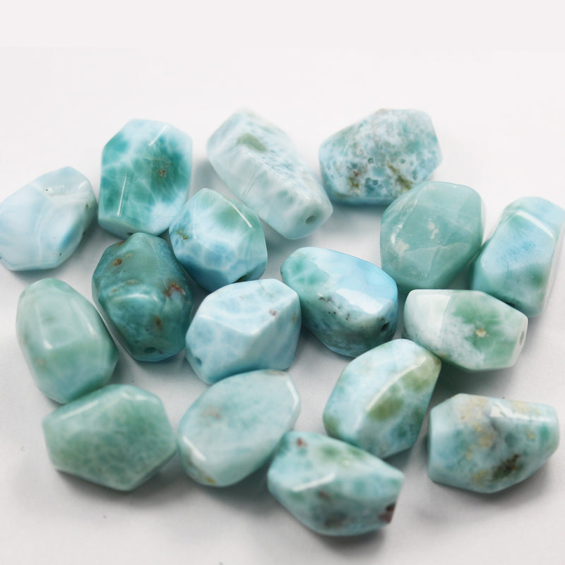 50%off Natural Dominican Larimar Nugget  Loose Gemstones ,1.5-6g each piece, 9-20mm