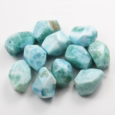 50%off Natural Dominican Larimar Nugget  Loose Gemstones ,1.5-6g each piece, 9-20mm