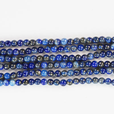 Natural lapis lazuli, 2mm round  gemstone, natural Gemstone beads,15.5inch ,0.4mm hole, 16", about 220 beads