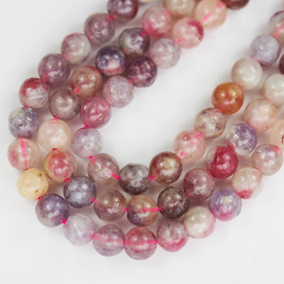 Pink Tourmaline, 6mm Pink Round Gemstone Strand, 15.5 inch , about 60 beads , 1mm hole