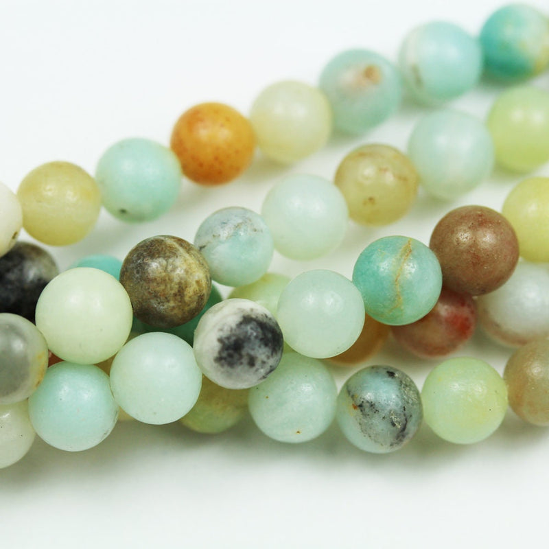 Amazonite,4/6/8/10mm Round Gemstone Strand, One full strand , 15.5inch