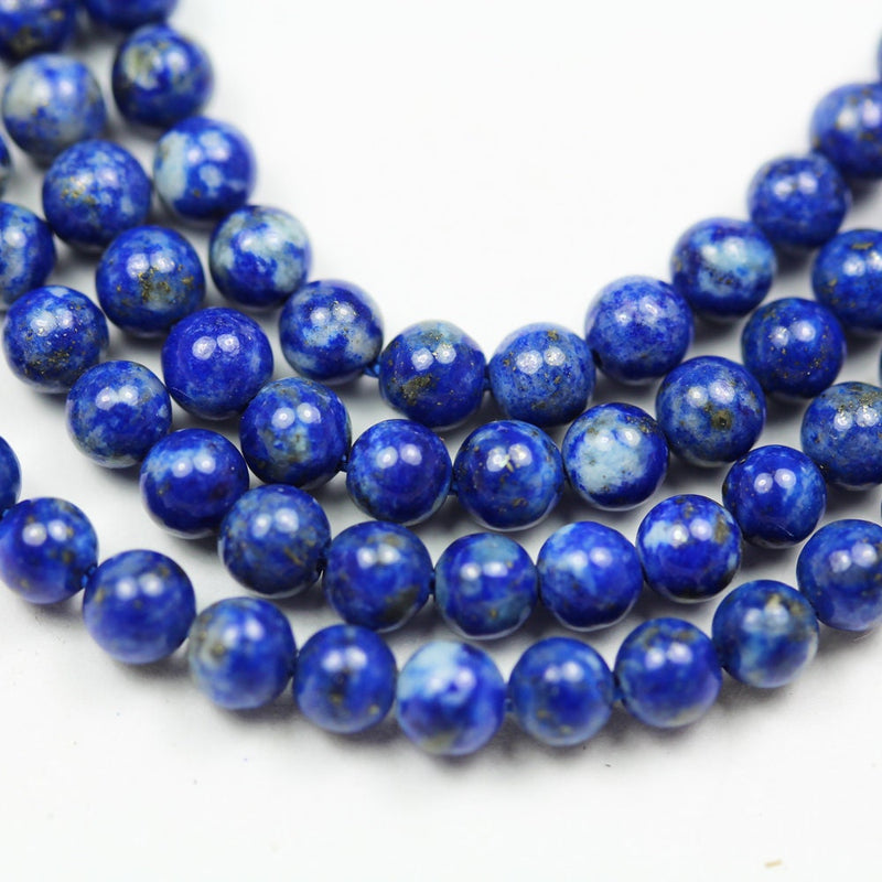 Natual lapis lazuli,6.5mm round  gemstone,natural Gemstone beads,15.5inch ,0.8mm hole, 16"