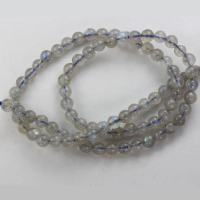 Labradorite, GradeA 4mm Round Gemstone Strand, 15.5 inch , about 100beads , 0.6mm hole