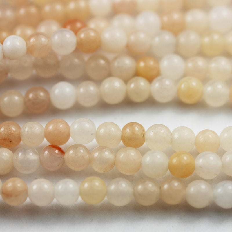 Pink Aventurine, 4mm Round Gemstone Strand, 15.5inch , about 85 beads , 0.8mm hole