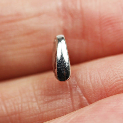 4pcs 925 Sterling silver Jewellery Findings Ice Pick  Bails, 6*8mm,3.5mm inner wide
