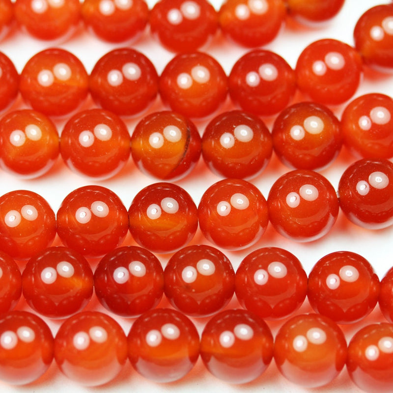 Carnelian, 10mm round gemstone beads strand, one full strand , hole1 mm, 16 inch, about 40beads