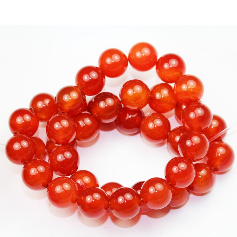 Carnelian, 10mm round gemstone beads strand, one full strand , hole1 mm, 16 inch, about 40beads