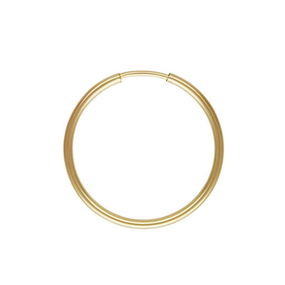 Earring Hoops 1 pair 14K Gold Filled  Earring 30mm Earring Hooks-loop,1.25mm thick