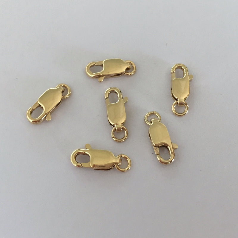 Lobster Claw Clasp 14K Gold Filled Jewelry Making Findings , 1 pieces 8mm / 10mm/13mm