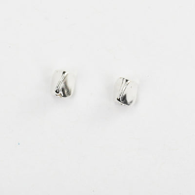 3.5*4mm beads 10pcs 925 sterling silver jewellery findings irregular shape spacers, hole 1 mm