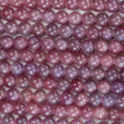 Natural Ruby, 5mm Round Natural Gemstone Beads, 15.5 inch, 0.8mm hole, about 80 beads