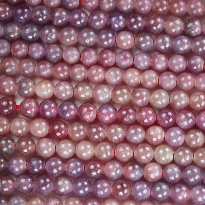 Natural Ruby, 6mm Round Natural Gemstone Beads, 15.5 inch, 1mm hole, about 60 beads