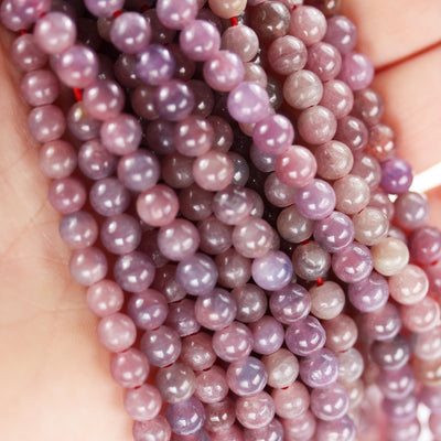 Natural Ruby, 6mm Round Natural Gemstone Beads, 15.5 inch, 1mm hole, about 60 beads