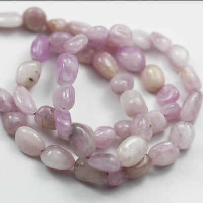 Kunzite, 6*8mm Nugget Shape Gemstone Strand, 15.5inch , about 50 beads ,1mm hole