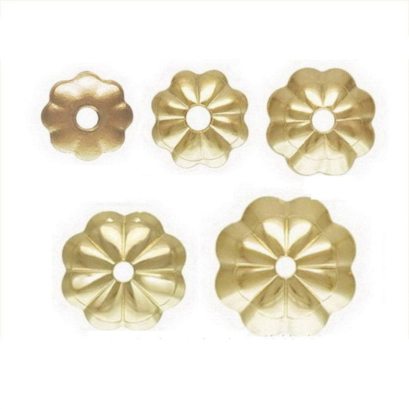 14k gold filled bead cap 10pcs jewelry making findings round bead cap,3/4/5/6mm bead cap,1mm hole