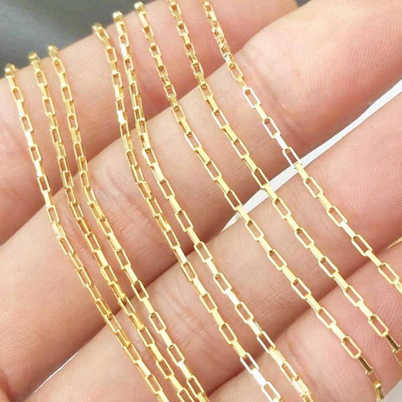 14k gold filled chain, 1.25*2.8mm Link chain