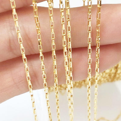 14k gold filled chain, 1.25*2.8mm Link chain