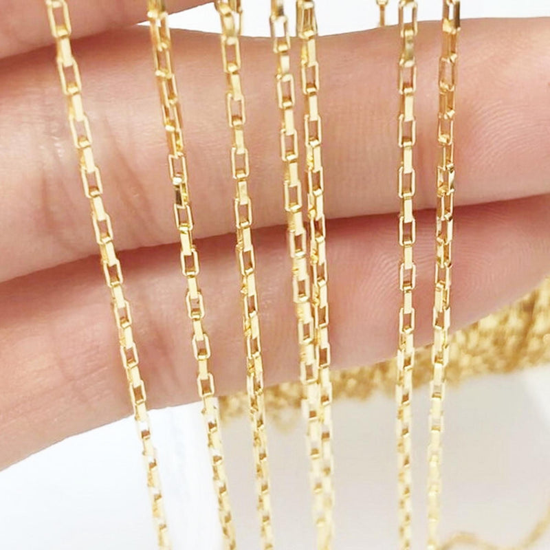 14k gold filled chain, 1.25*2.8mm Link chain