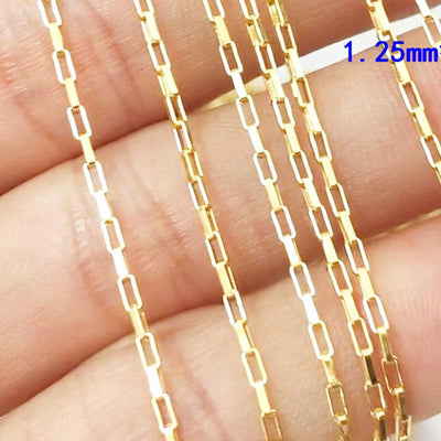 14k gold filled chain, 1.25*2.8mm Link chain