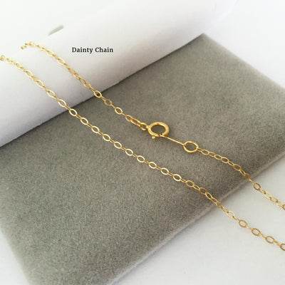 14k gold filled necklace, wheat chain/ twist chain/ dainty chain, 16inch/18inch