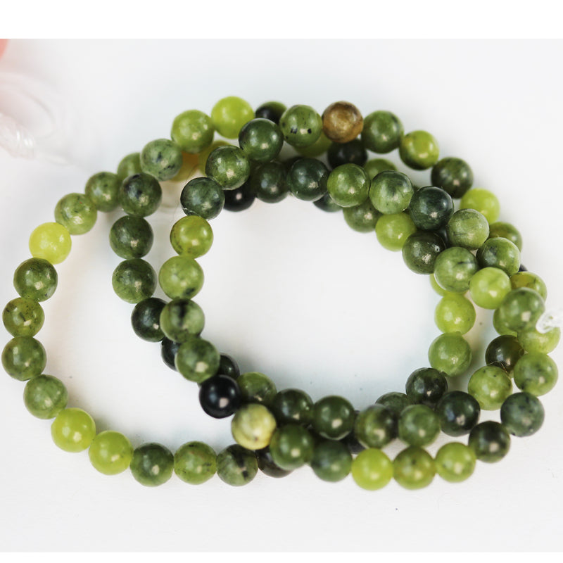 Natural Green Jade, 4mm Green Round Gemstone Strand, 15.5 inch , about 85 beads , 0.6mm hole