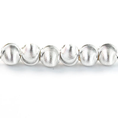 4/6/7mm spacer beads 925 sterling silver jewellery findings, round shiny ball beads