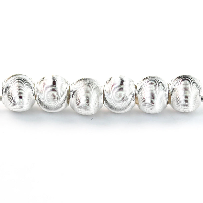 4/6/7mm spacer beads 925 sterling silver jewellery findings, round shiny ball beads