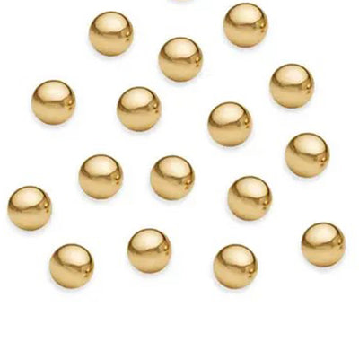 14K Gold Filled Round Spacer Beads 2/3/4/5/6/8mm Jewellery findings Round Ball Beads