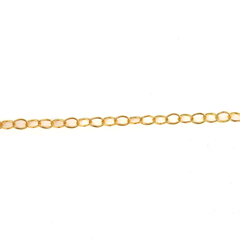 14k Gold Filled Extender Chain, 2.2mm*3mm Extension Chain, Oval Chain, for Jewelry Making Extension