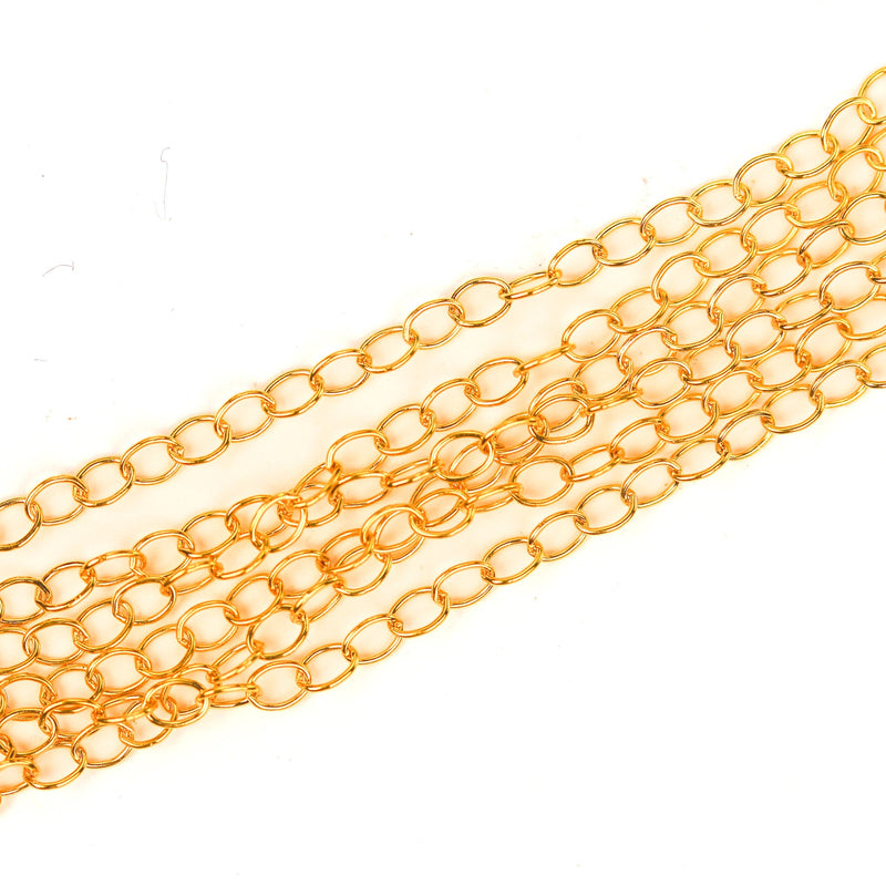 14k Gold Filled Extender Chain, 2.2mm*3mm Extension Chain, Oval Chain, for Jewelry Making Extension